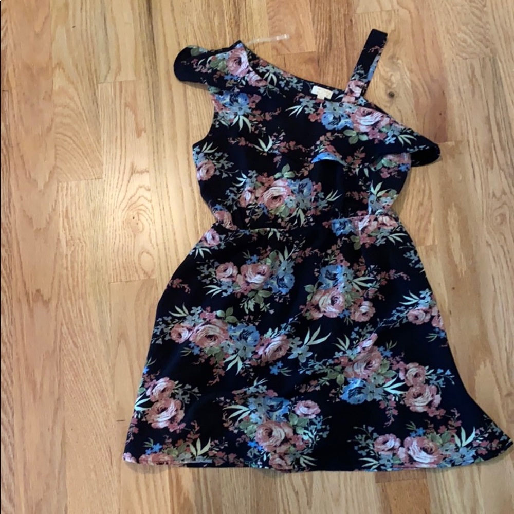 Floral off the shoulder dress